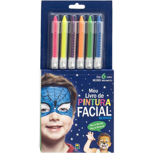 MEU LIVRO DE PINTURA FACIAL: MENINOS