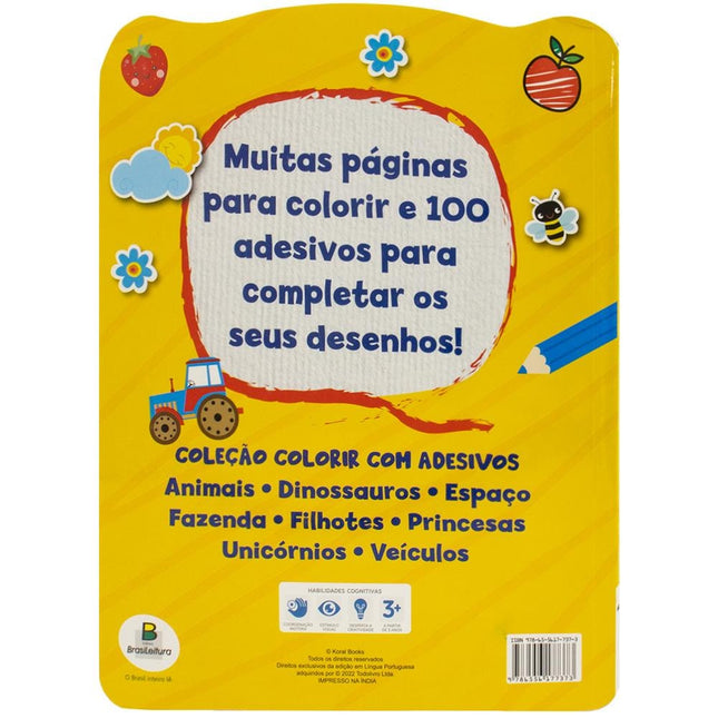 COLORIR COM ADESIVOS: FAZENDA