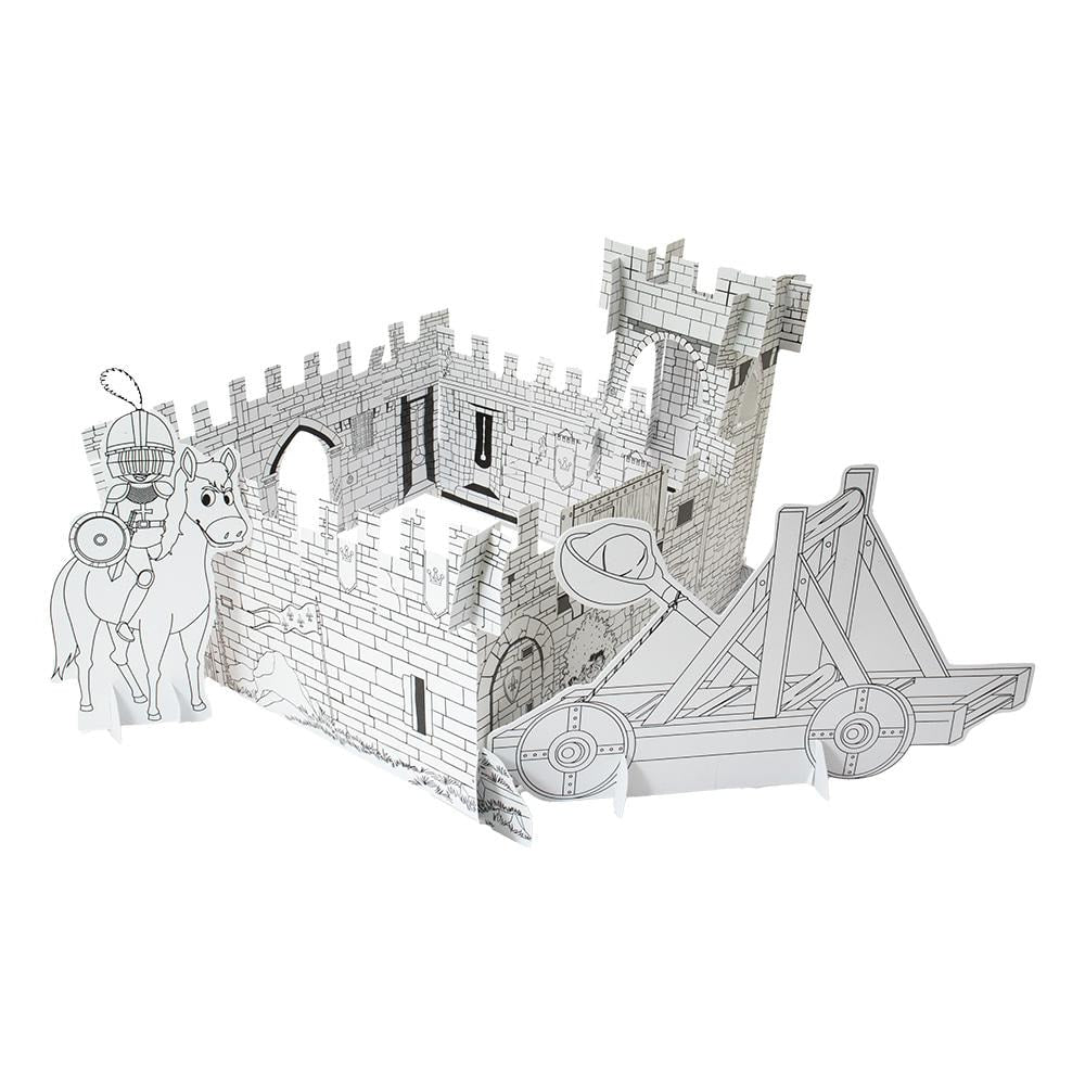COLORIR E MONTAR: CASTELO