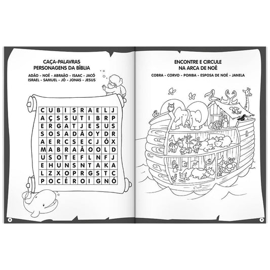 "COLORIR & ATIVIDADES (100 PG): BIBLIA - PASSATEMPOS
 "