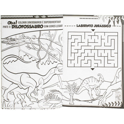 COLORIR & ATIVIDADES (100 PG): FANTASTICOS DINOSSAUROS