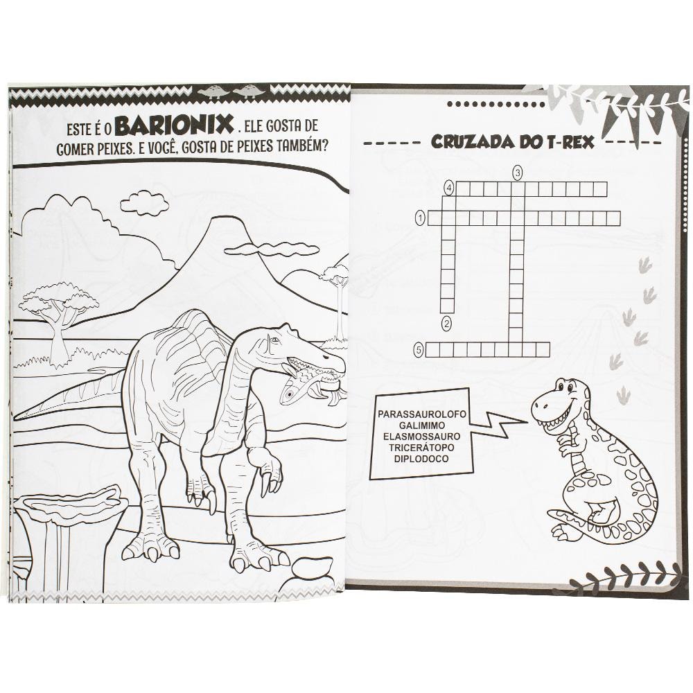 COLORIR & ATIVIDADES (100 PG): FANTASTICOS DINOSSAUROS