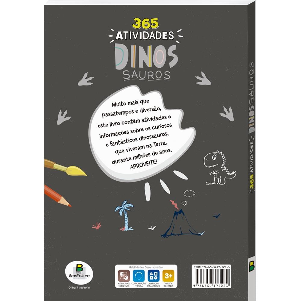365 ATIVIDADES DE DINOSSAUROS dinos