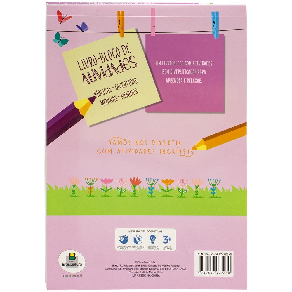 LIVRO-BLOCO DE ATIVIDADES... MENINAS