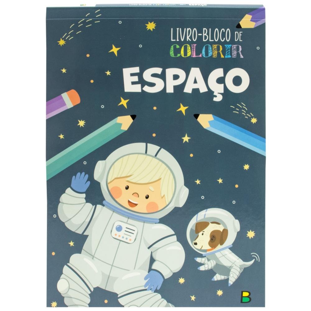 LIVRO-BLOCO DE COLORIR: ESPACO