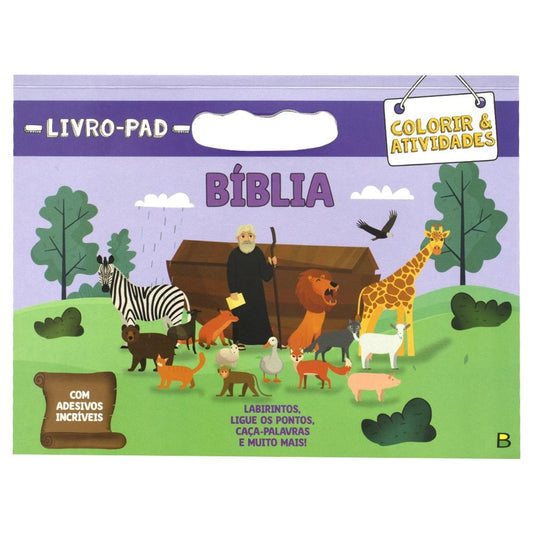 "LIVRO-PAD COLORIR & ATIVIDADES: BIBLIA
"