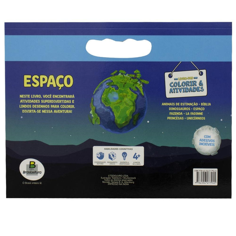 "LIVRO-PAD COLORIR & ATIVIDADES: ESPACO
"