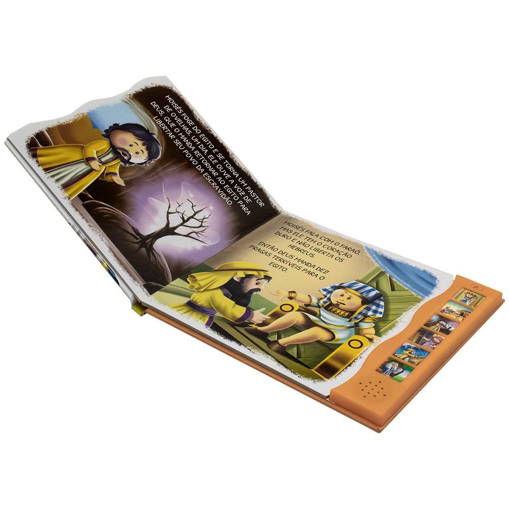"LIVRO SONORO - HISTORIAS DA BIBLIA: MOISES NO EGITO
  "