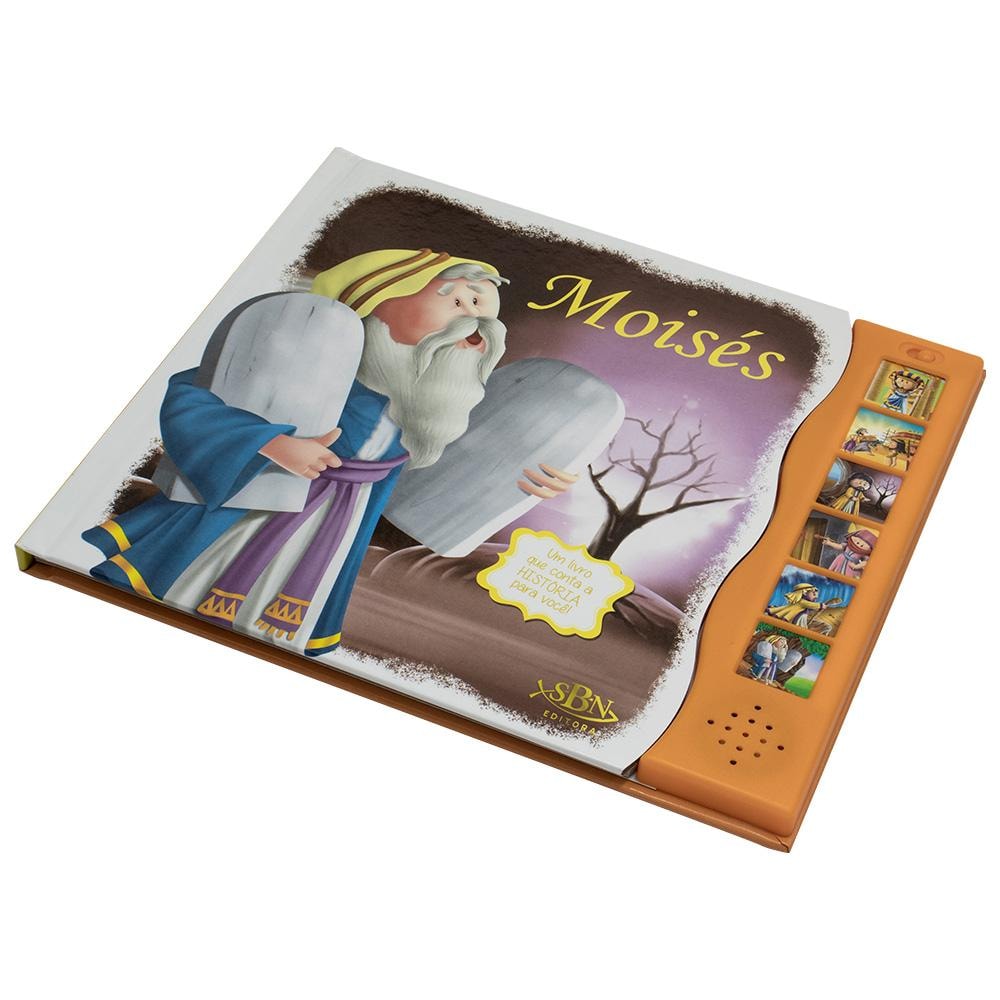 "LIVRO SONORO - HISTORIAS DA BIBLIA: MOISES NO EGITO
  "