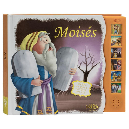 "LIVRO SONORO - HISTORIAS DA BIBLIA: MOISES NO EGITO
  "