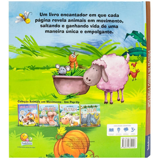 "ANIMAIS EM MOVIMENTO: UM POP-UP: LINDA MANHA NA FAZENDA
 EAN"