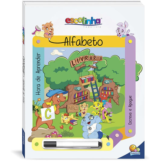 "ESCOLINHA HORA DE APRENDER! ALFABETO C/QC
  "
