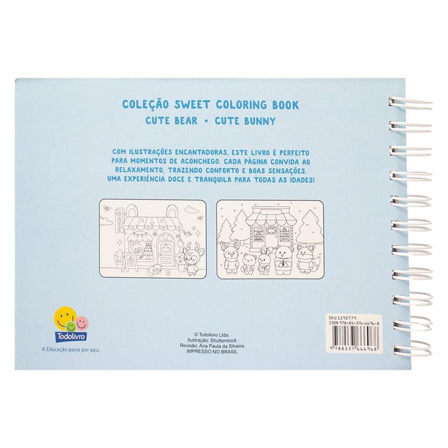 SWEET COLORING BOOK: CUTE BUNNY
