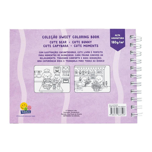 SWEET COLORING BOOK: CUTE MOMENTS