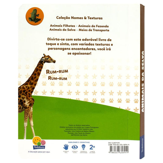 NOMES & TEXTURAS: ANIMAIS DA SELVA