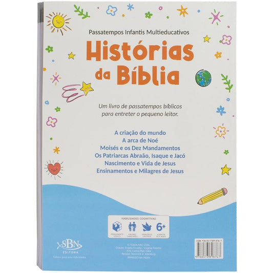 "HISTORIAS DA BIBLIA. PASSATEMPOS INFANTIS MULTIEDUCATIVOS
  "