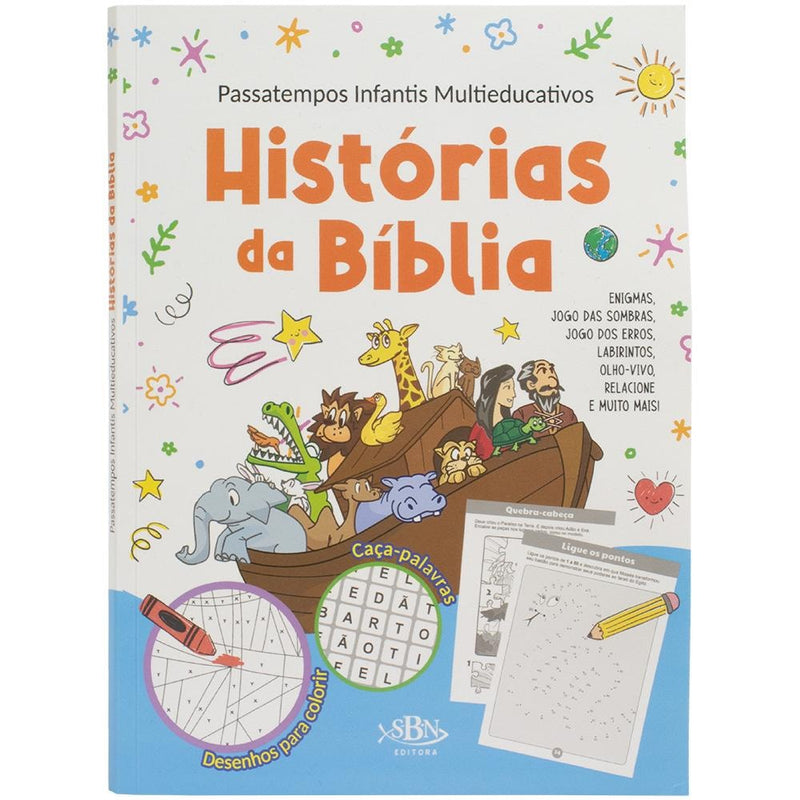 "HISTORIAS DA BIBLIA. PASSATEMPOS INFANTIS MULTIEDUCATIVOS
  "