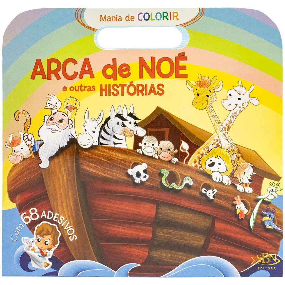 "MANIA DE COLORIR: ARCA DE NOE E OUTRAS HISTORIAS
  "