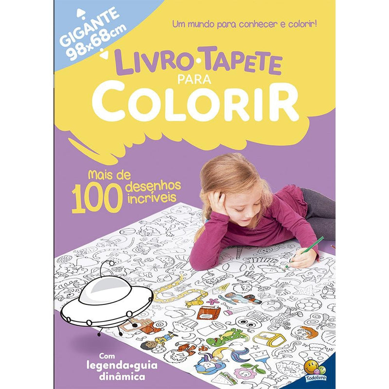 "LIVRO-TAPETE PARA COLORIR: MAIS DE  DESENHOS INCRIVEIS
  "
