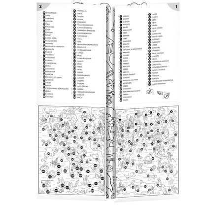 LIVRO-TAPETE PARA COLORIR: MUNDO