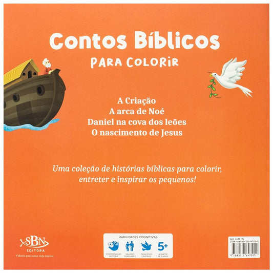 "CONTOS BIBLICOS PARA COLORIR: A ARCA DE NOE
  "
