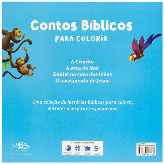 "CONTOS BIBLICOS PARA COLORIR: A CRIACAO
  "
