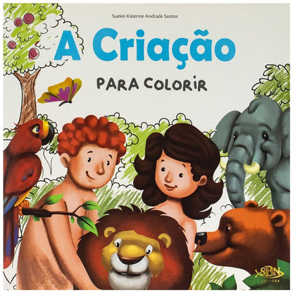 "CONTOS BIBLICOS PARA COLORIR: A CRIACAO
  "
