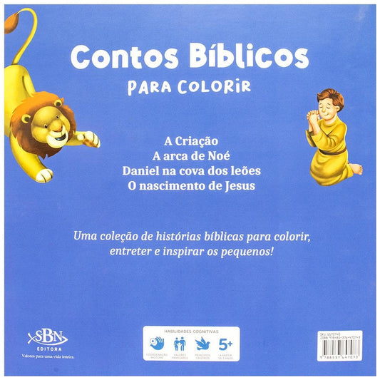 "CONTOS BIBLICOS PARA COLORIR: DANIEL NA COVA DOS LEOES
  "