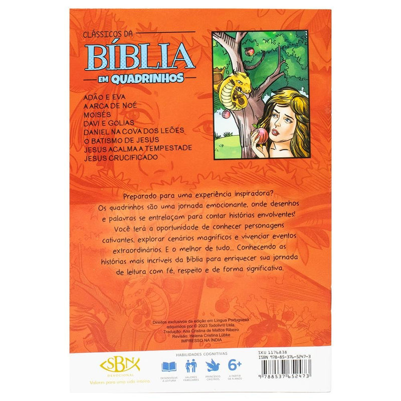 "CLASSICOS DA BIBLIA EM QUADRINHOS: ADAO E EVA
 EAN "