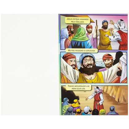 "CLASSICOS DA BIBLIA EM QUADRINHOS: JESUS ACALMA A TEMPESTADE
 EAN "