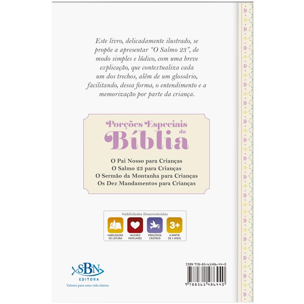 "PORCOES ESPECIAIS DA BIBLIA:SALMO  PARA CRIANCAS
  "