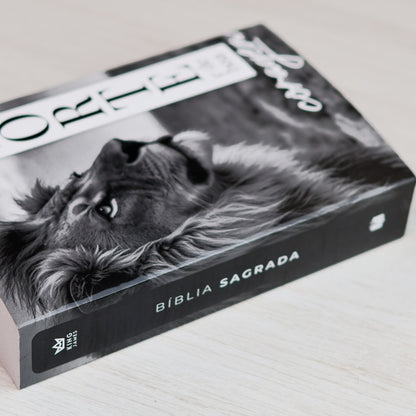 Bíblia Sagrada Se Forte e de Boa Coragem | King James |  Letra Normal | Capa Brochura