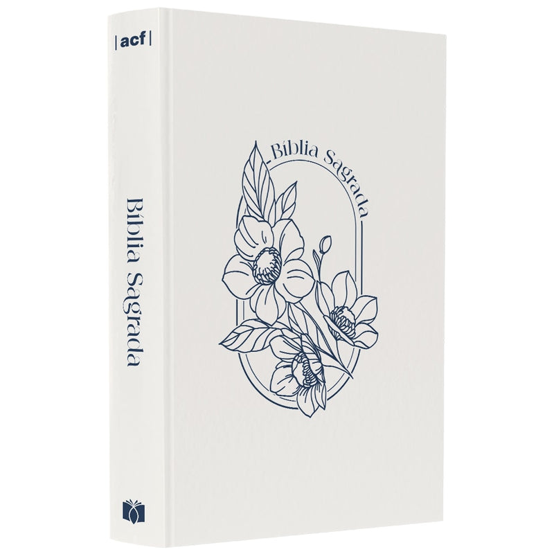 Bíblia Sagrada Flores | ACF | Letra Normal | Capa Brochura