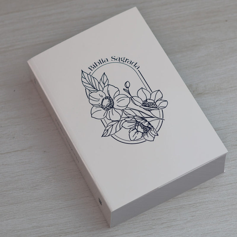 Bíblia Sagrada Flores | ACF | Letra Normal | Capa Brochura