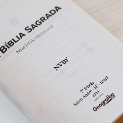 Bíblia Sagrada Lírios | NVI | Capa Dura Amarela