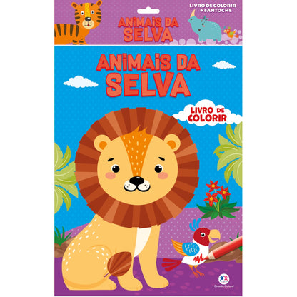 Livro de Colorir | Fantoche | Animais da Selva