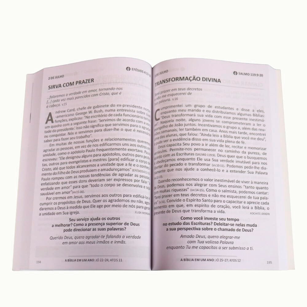 Devocional Pão Diário | Vol. 29 | Ensina-me (Salmo 119.64)