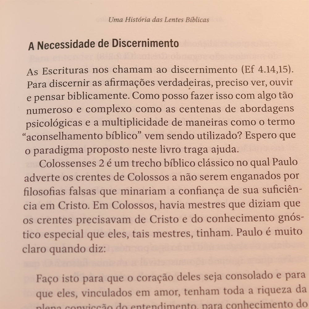 As Psicologias e o Aconselhamento Bíblico | Ernie Baker
