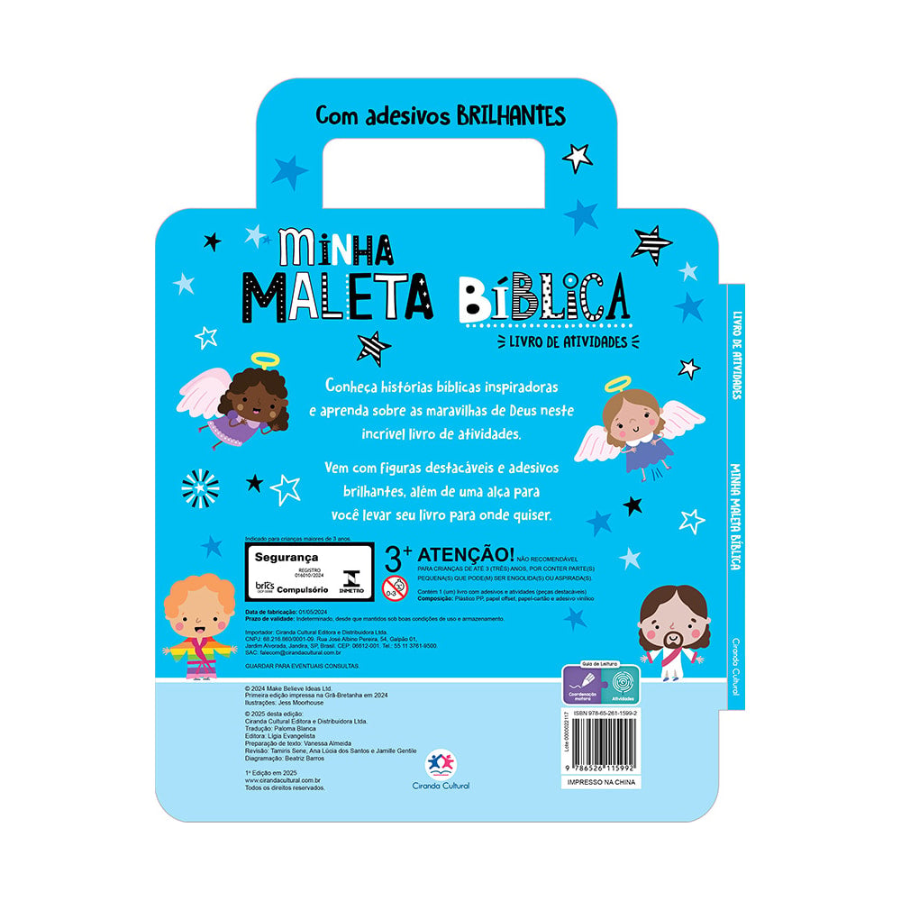 Minha Maleta Bíblica - com Adesivos Brilhantes e Atividades Incríveis | Ciranda Cultural