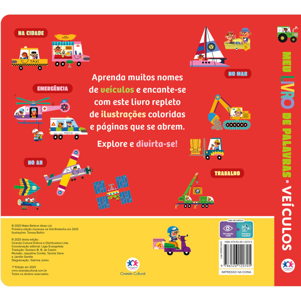 Meu Livro de Palavras - Veículos | Ciranda Cultural