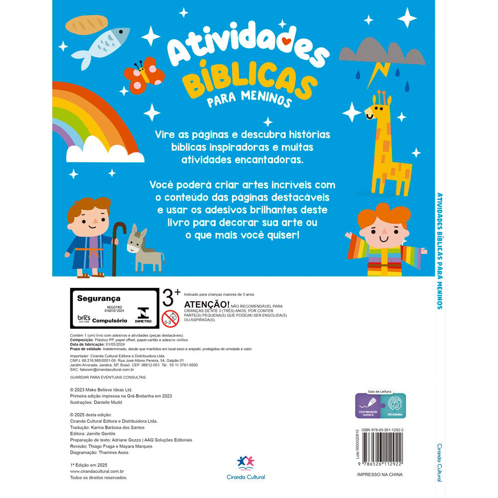 Atividades Bíblicas para Meninos | Ciranda Cultural