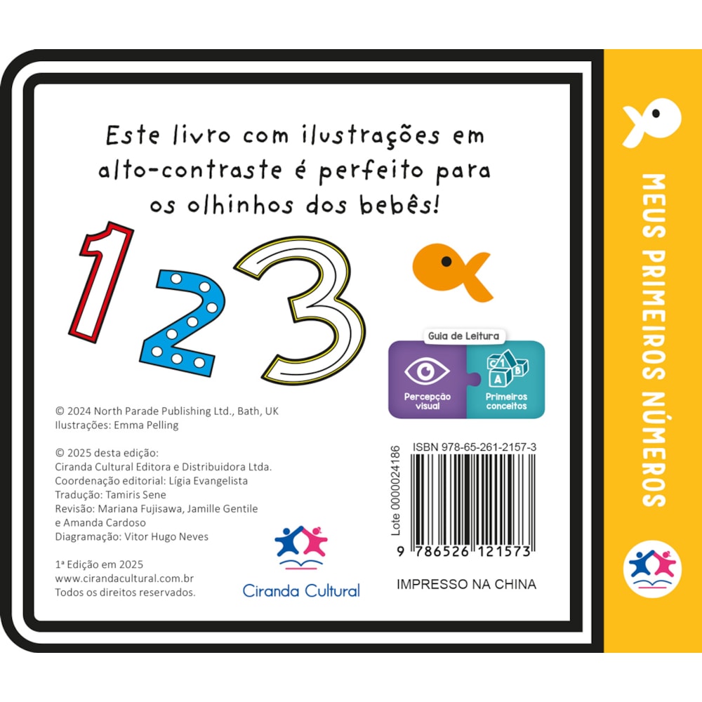 Meus Primeiros Números | Ciranda Cultural Parade Publishing
