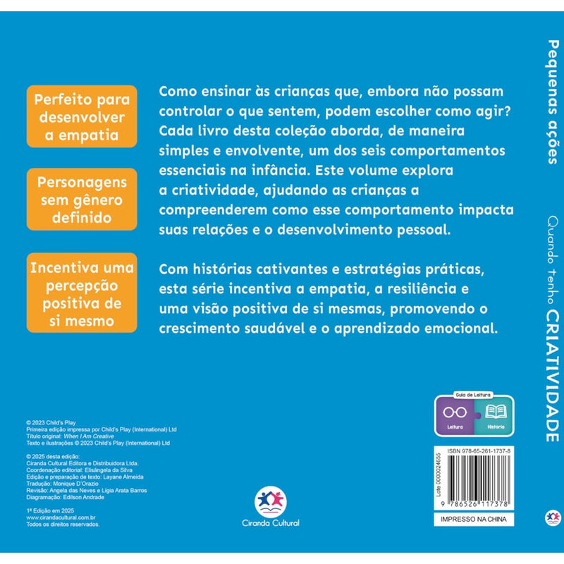 Quando Tenho Criatividade | Ciranda Cultural