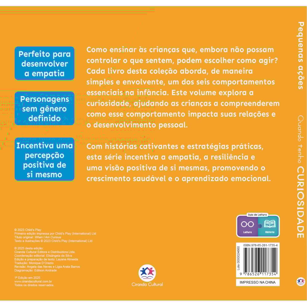 Quando Tenho Curiosidade | Ciranda Cultural