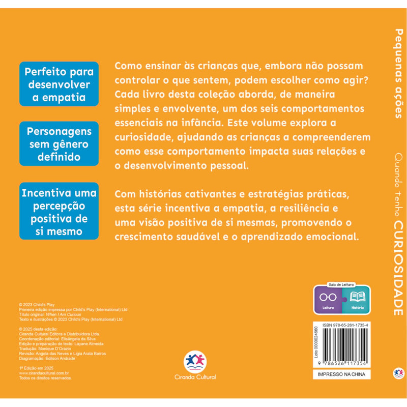 Quando Tenho Curiosidade | Ciranda Cultural