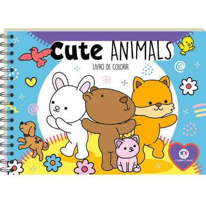 Cute Animals - Livro de Colorir | Ciranda Cultural