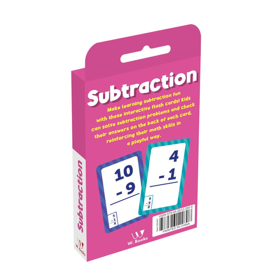 Flash Cards: Subtraction | W.books