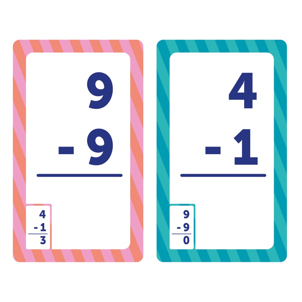 Flash Cards: Subtraction | W.books