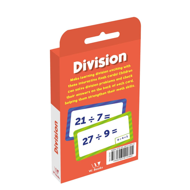 Flash Cards: Division | W.books