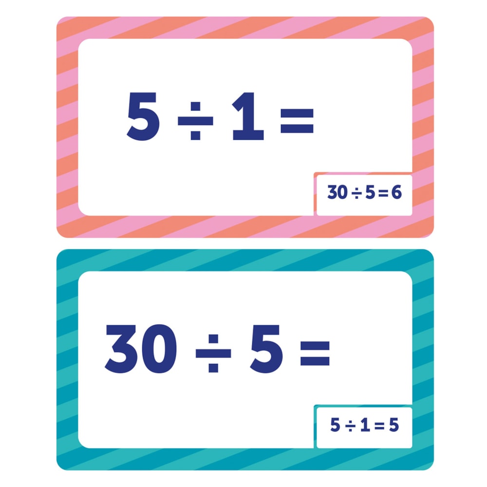 Flash Cards: Division | W.books